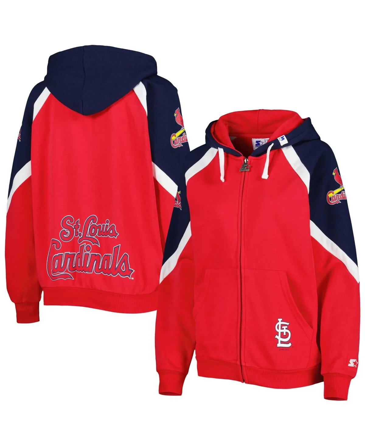 St. Louis Cardinals Hail Mary Full-Zip Hoodie by Starter