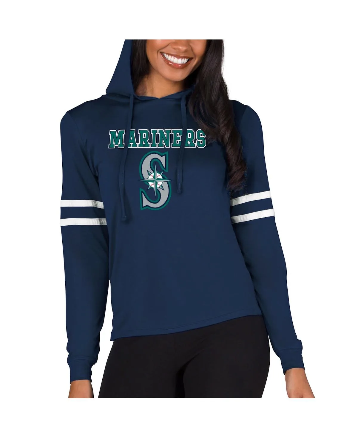 Seattle Mariners Marathon Lightweight Lounge Pullover Hoodie by Concepts Sport