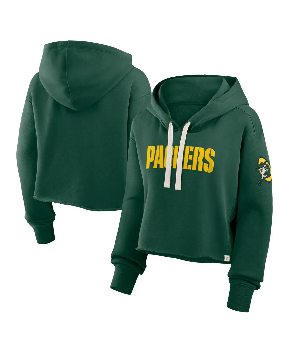 Bay Packers Oversized Hometown Heritage Cropped Hoodie