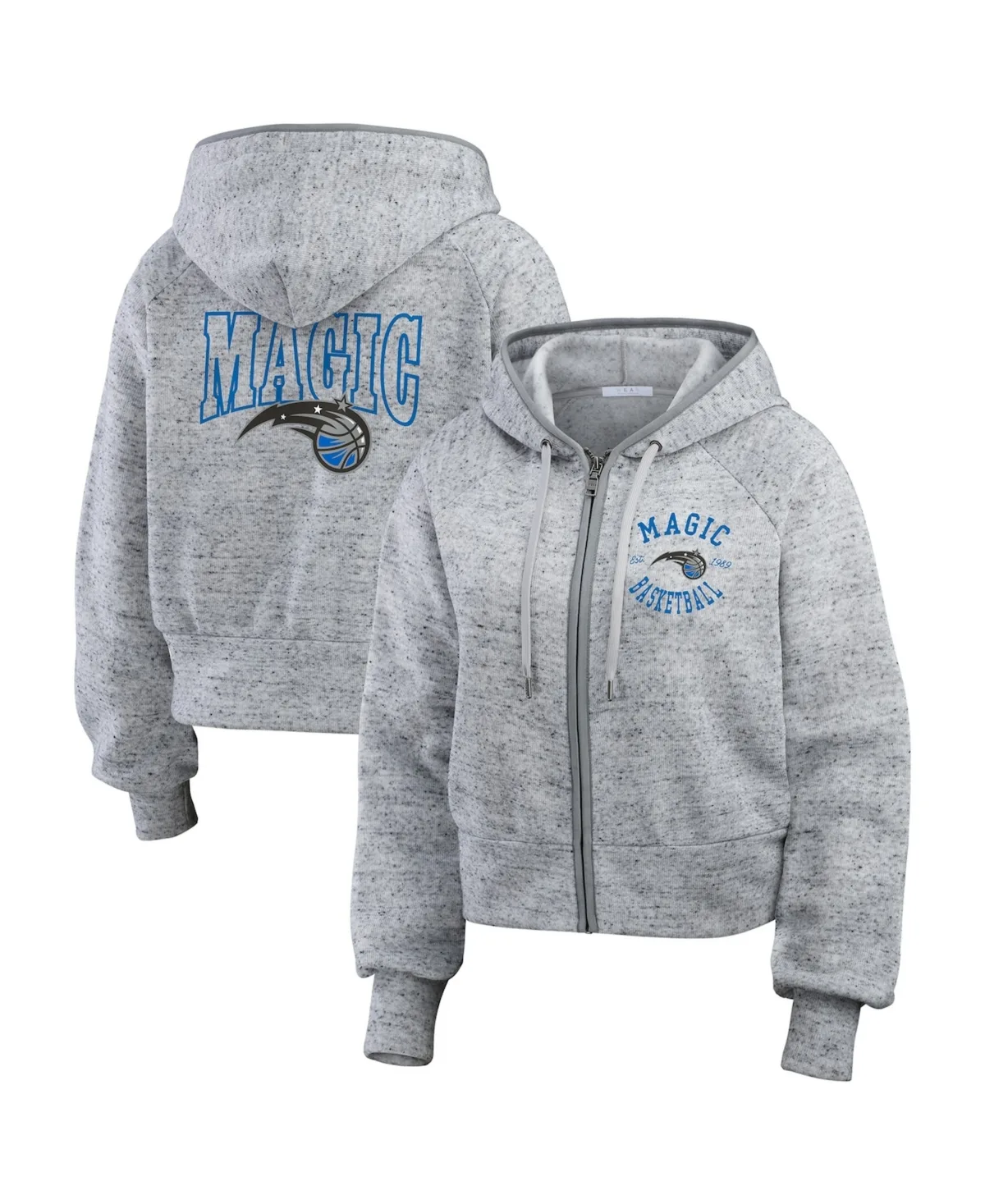 Orlando Magic Speckled Radiator Full-Zip Hoodie by Wear By Erin Andrews