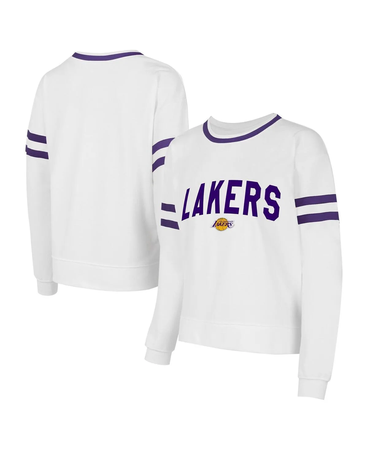 Los Angeles Lakers Borough Pullover Sweatshirt by Concepts Sport