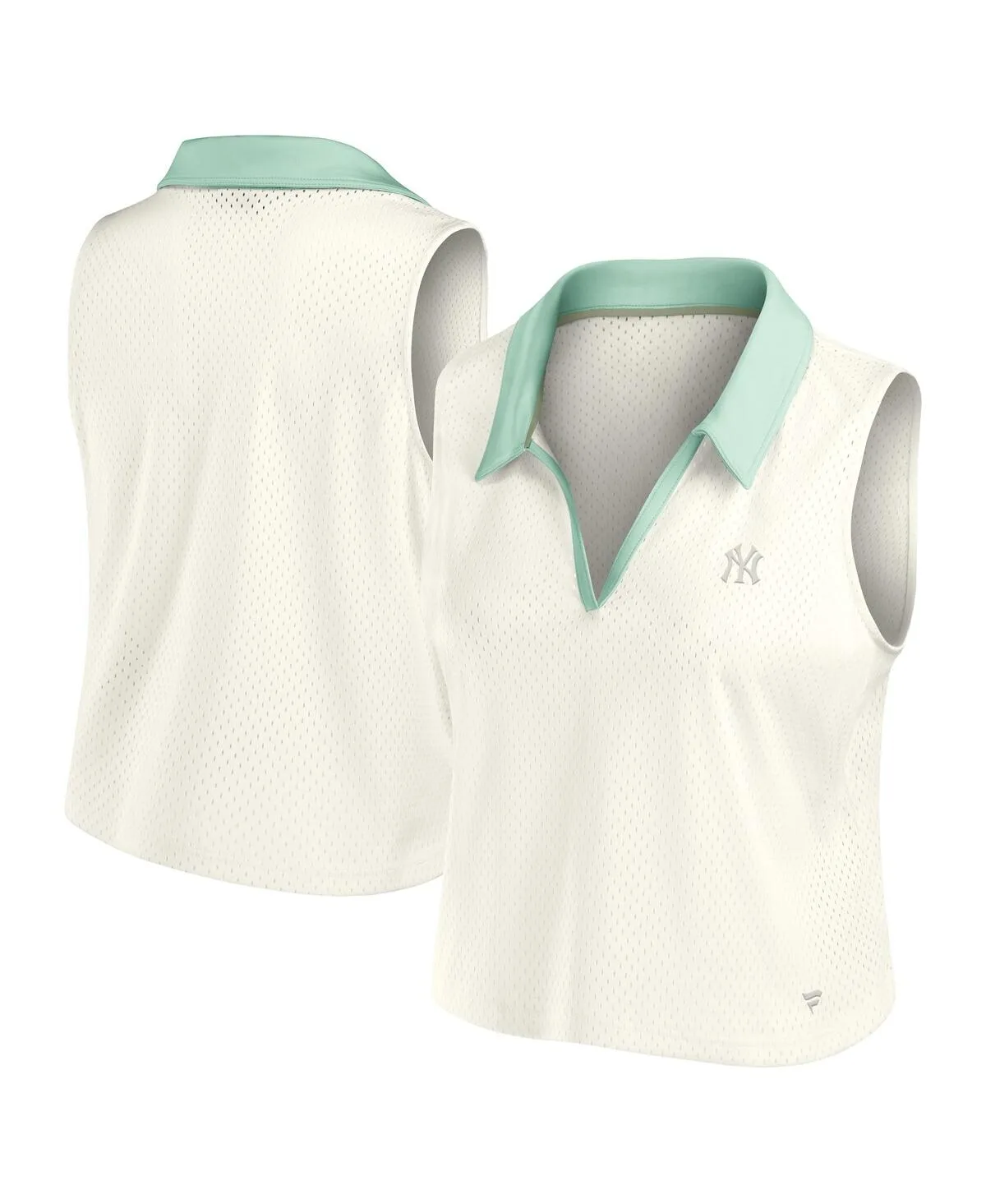 New York Yankees Studio Wellness V-Neck Tank Top by Fanatics