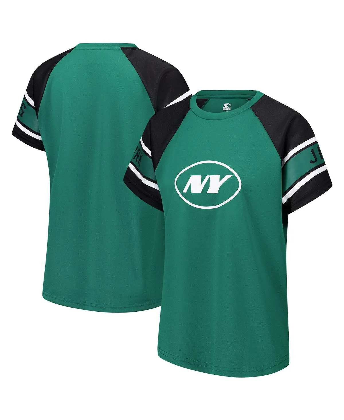 New York Jets 1st Rounder Color Block Raglan Top by Starter