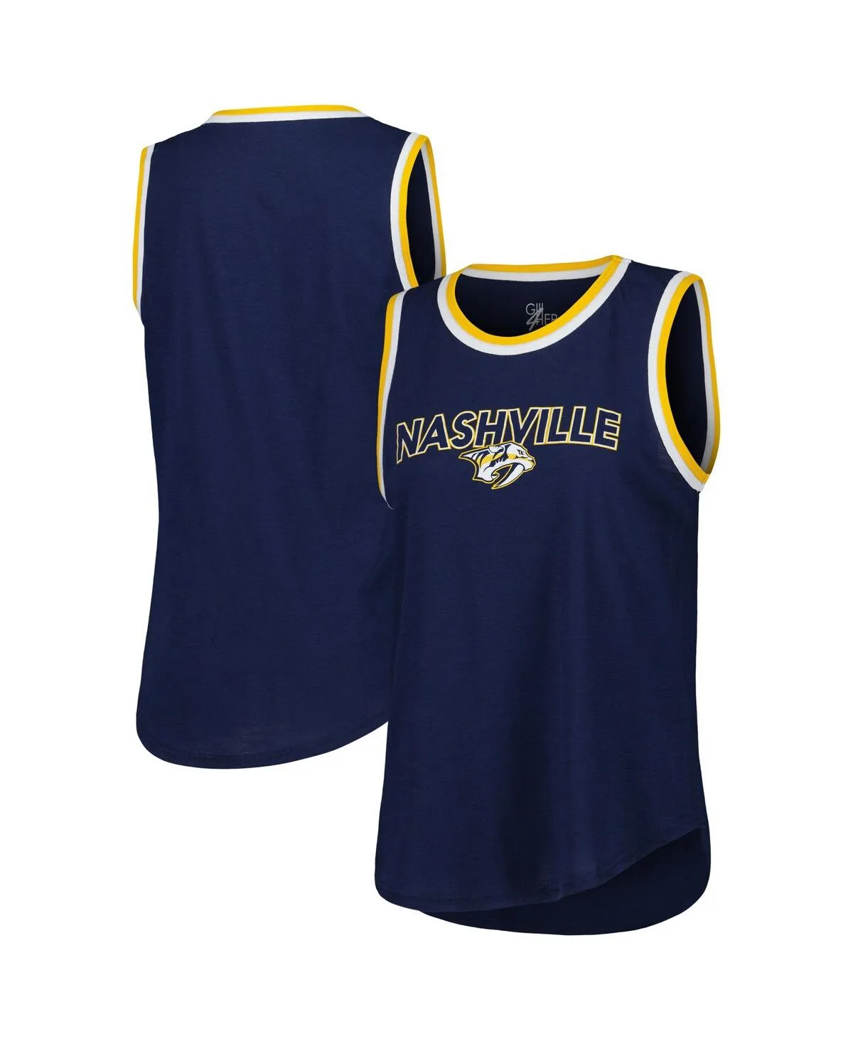Nashville Predators Strategy Tank Top by G-iii 4her By Carl Banks