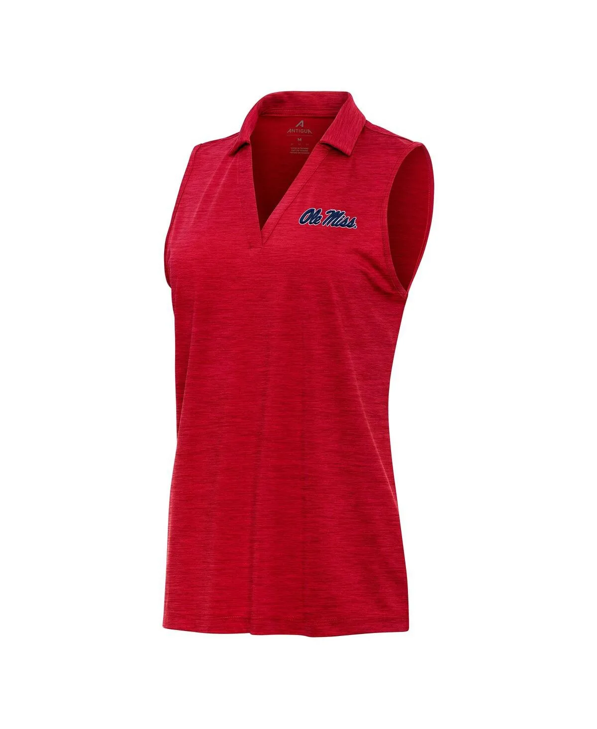 Ole Miss Rebels Layout Sleeveless V-Neck Polo Shirt