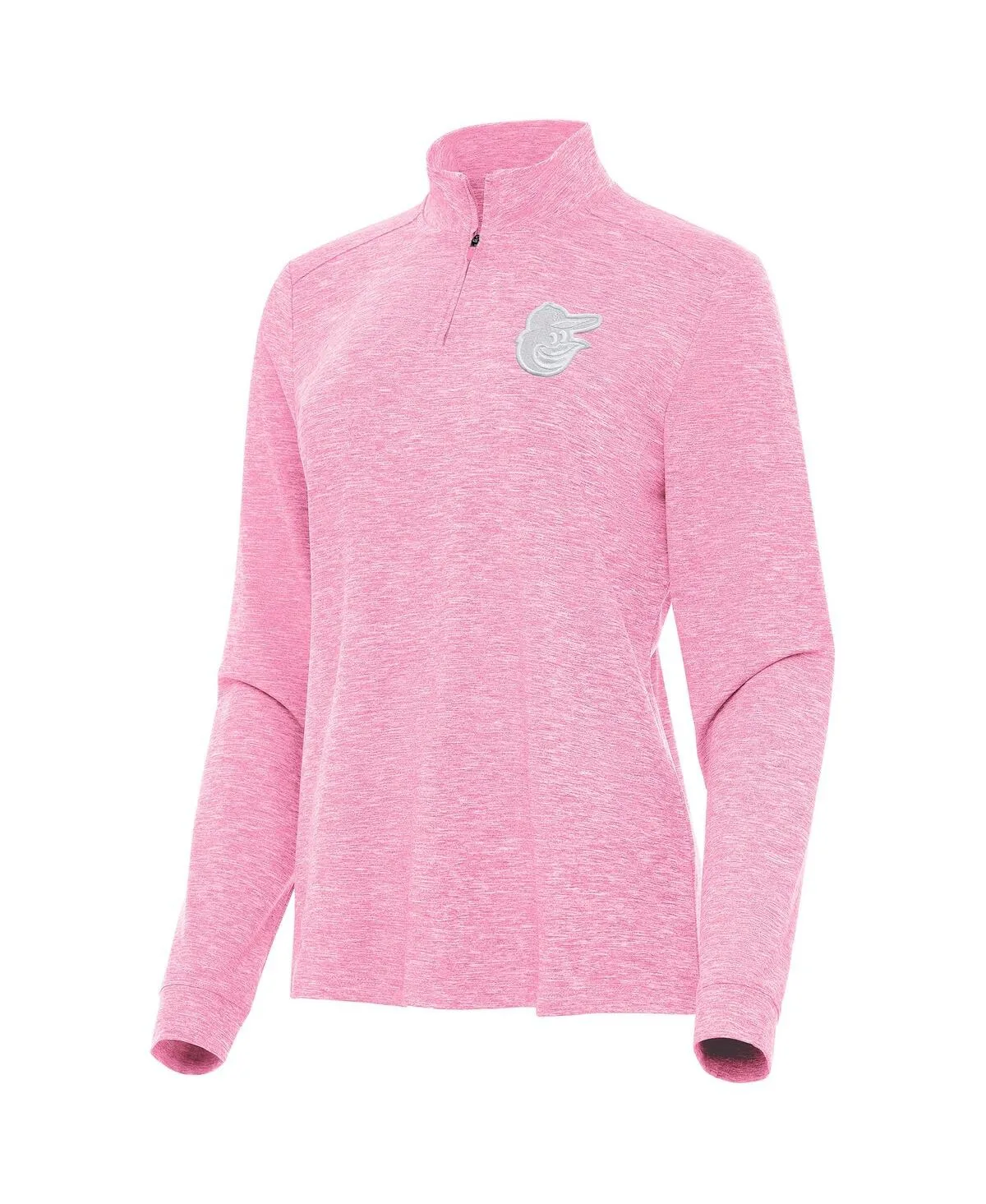 Baltimore Orioles Mentor Lightweight Mock Neck Quarter-Zip Top by Antigua