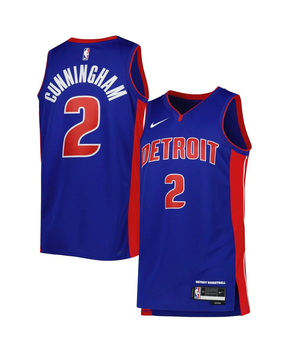 Cade Cunningham Detroit Pistons Swingman Jersey - Icon Edition by Nike