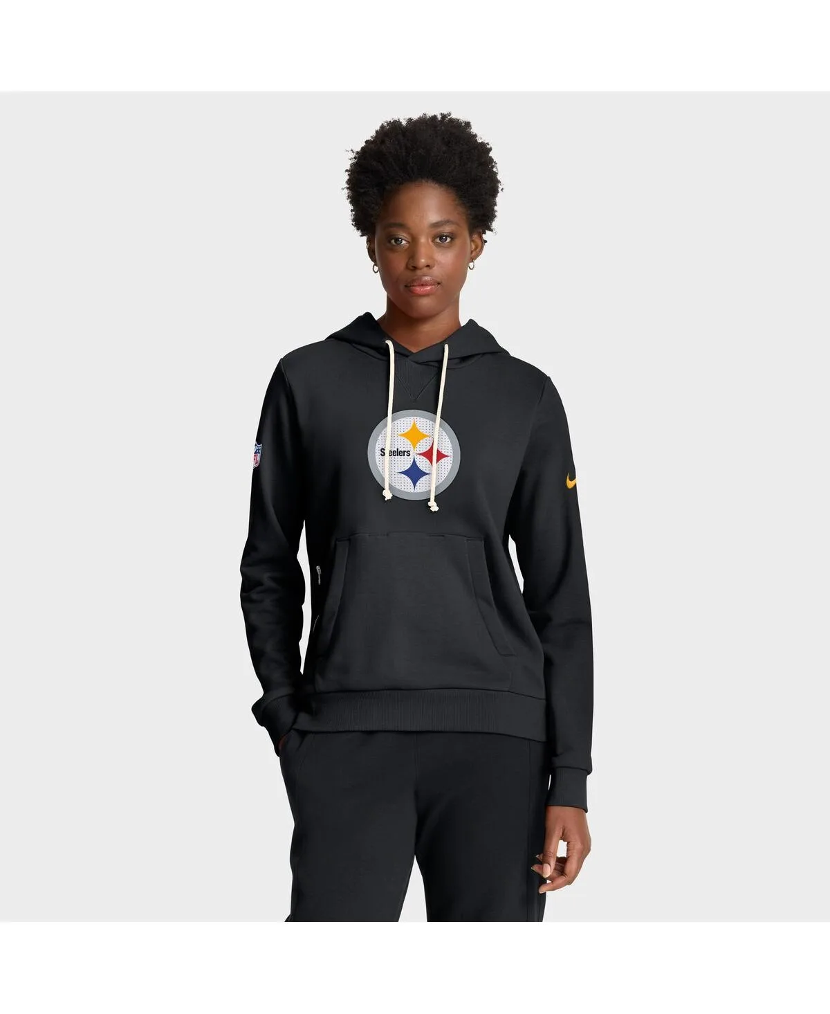 Pittsburgh Steelers Sideline Standard Issue Initial Home Dri-Fit Hoodie