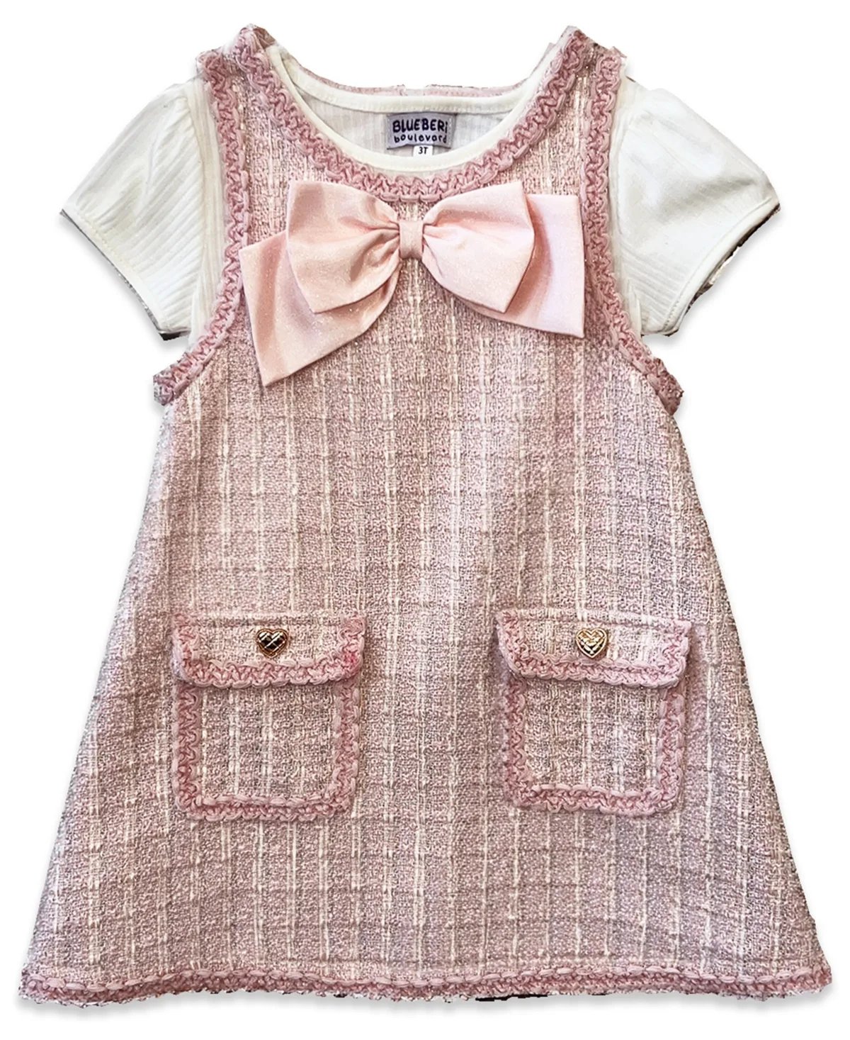 Short-Sleeve T-Shirt and Jumper, 2-Piece Set by Blueberi Boulevard