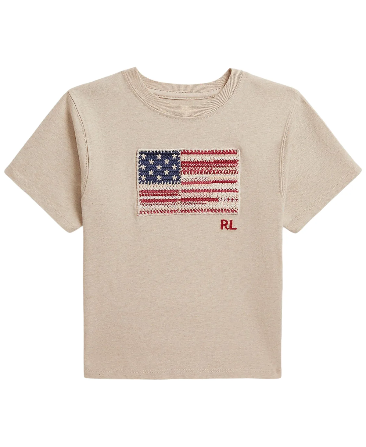 Flag Short-Sleeve Jersey T-Shirt by Polo Ralph Lauren