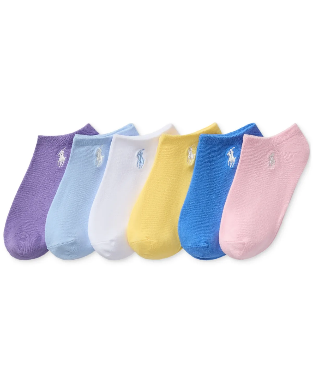 Classic Solid Low-Cut Socks, 6-Pack by Polo Ralph Lauren