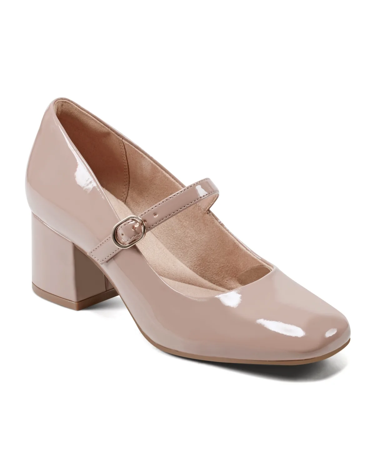 Xena Block Heel Mary Jane Dress Pumps