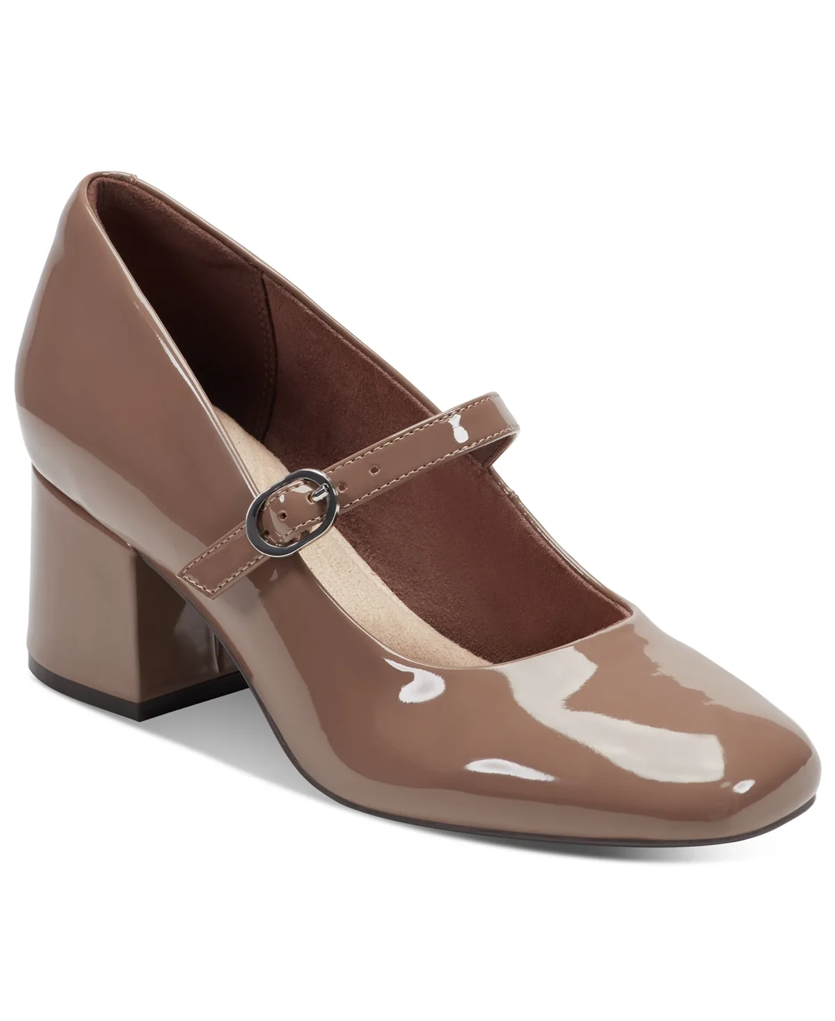 Xena Block Heel Mary Jane Dress Pumps