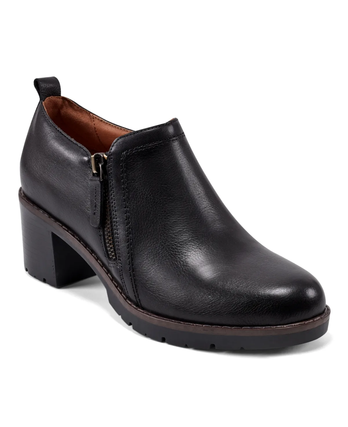 Cosa Eflex Side Zip Block Heel Shooties by Easy Spirit