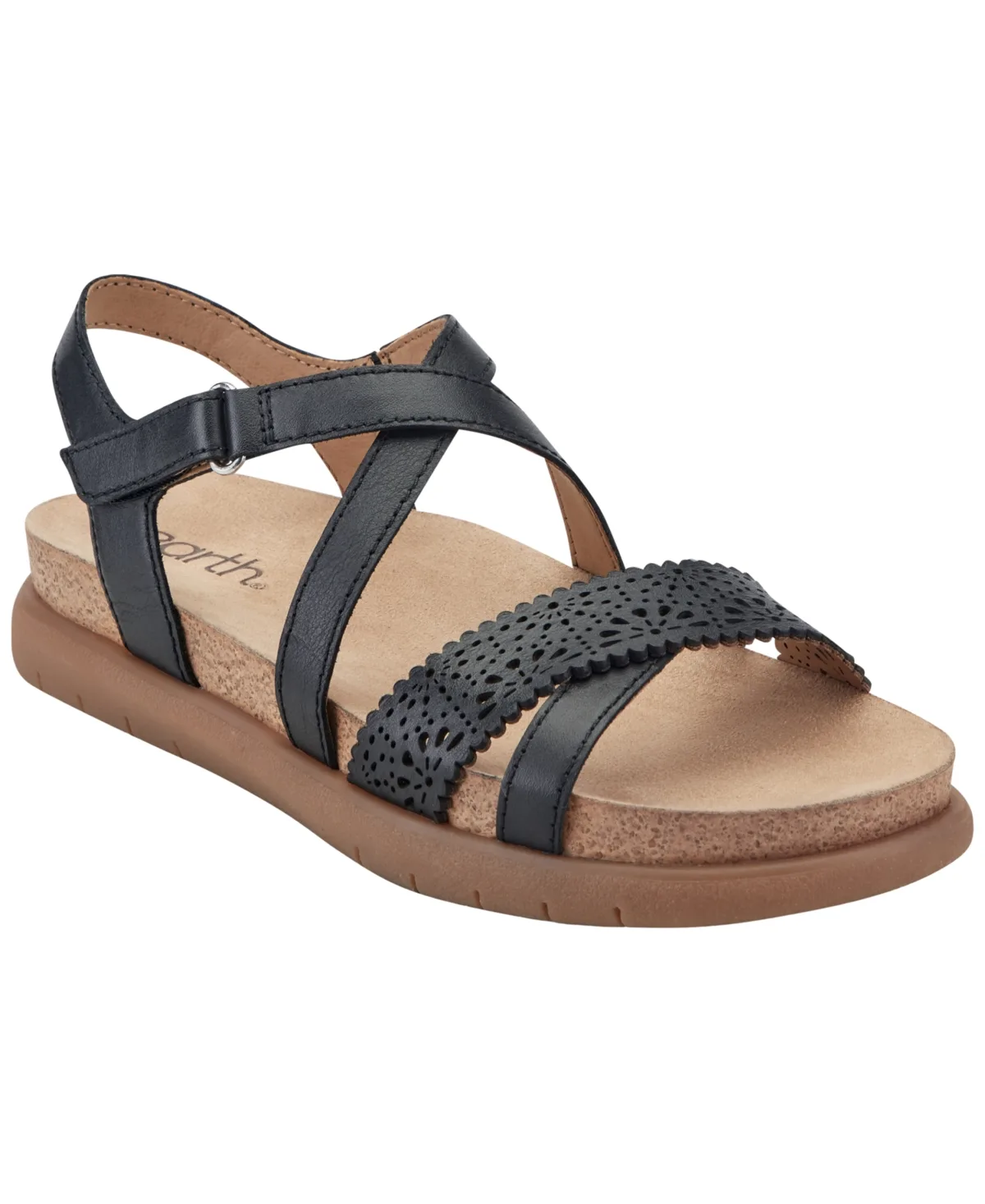 Athena Strappy Footbed Flatform Sandals by Earth