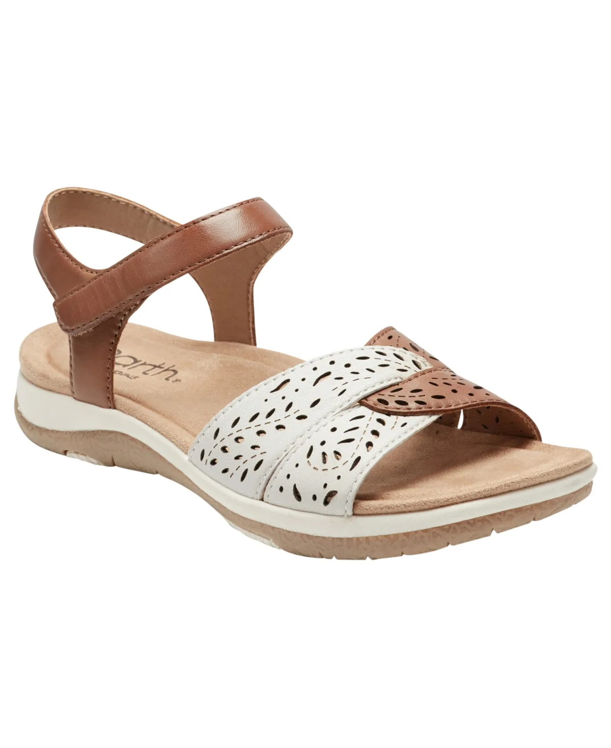 Sylo Perforated Flat Sandals by Earth