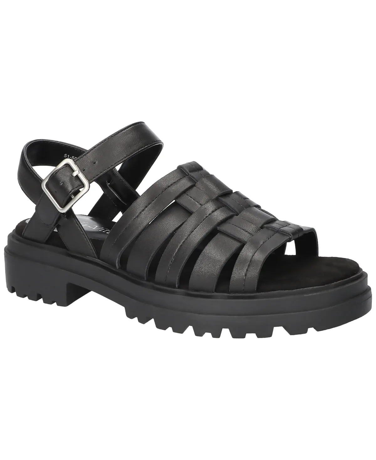 Loni Lug Sole Fisherman Sandals by Bella Vita
