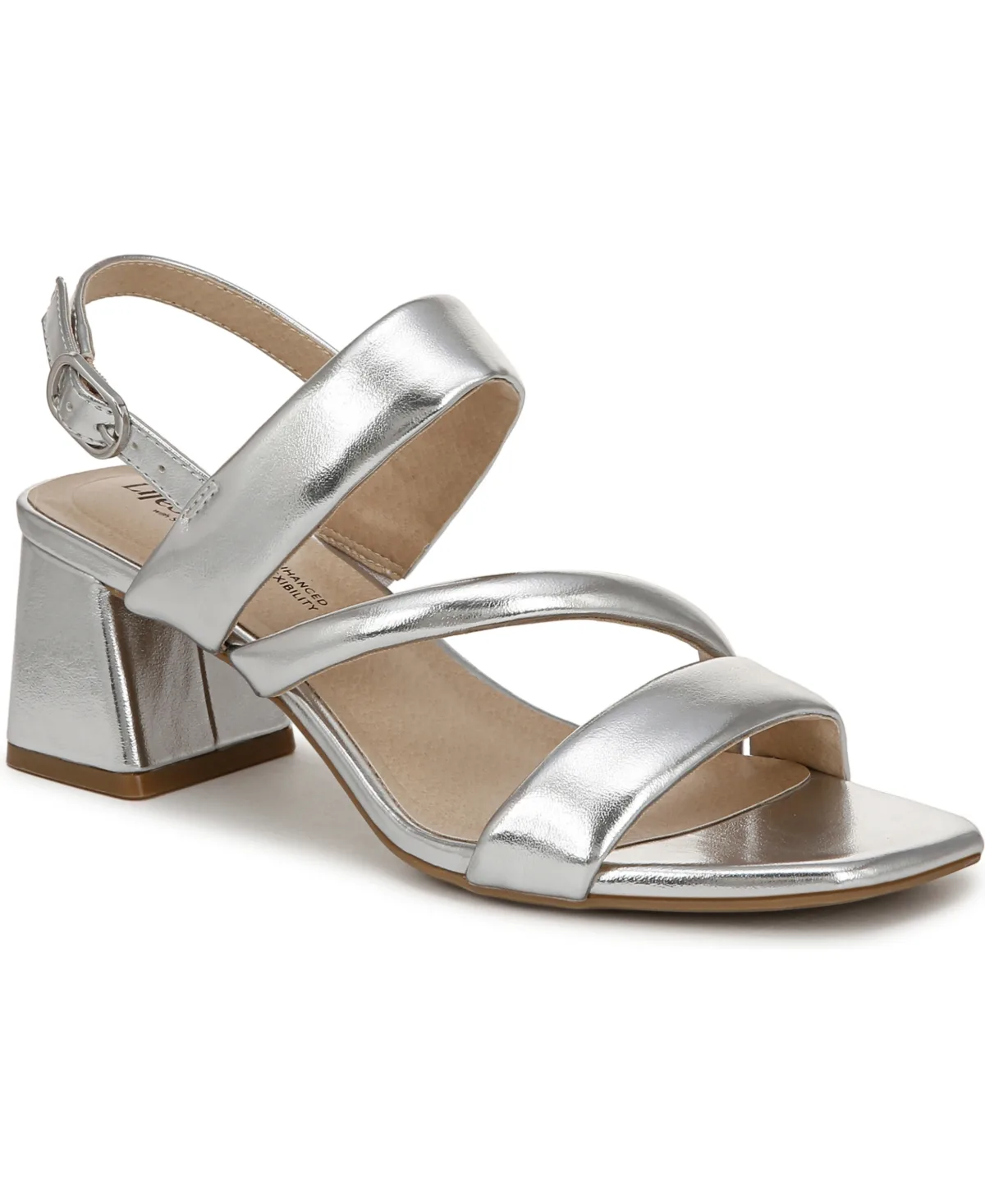 Celia Asymmetrical Block Heel Dress Sandals