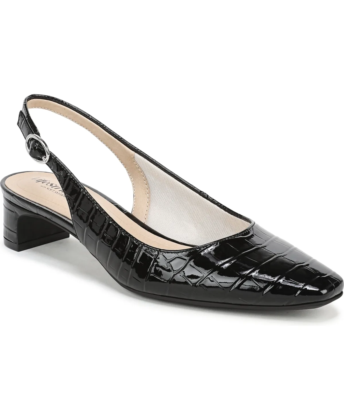 Lorena Pointed Toe Slingback Pumps