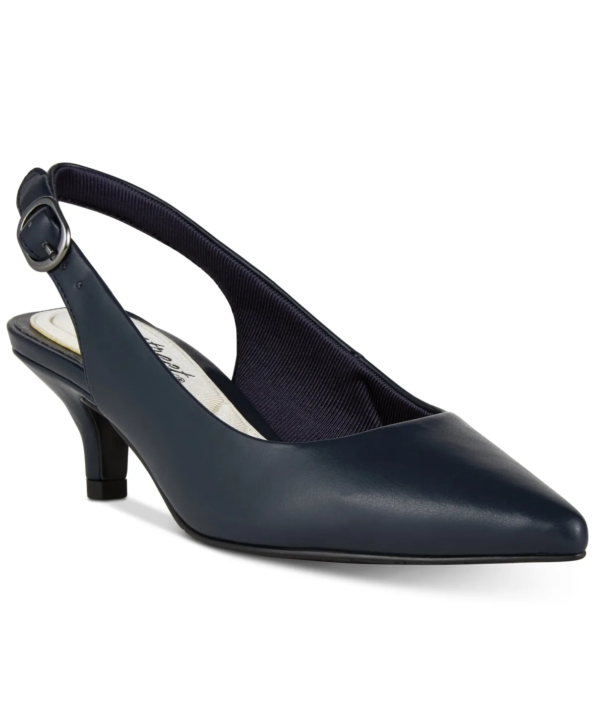 Faye Slingback Kitten-Heel Pumps by Easy Street
