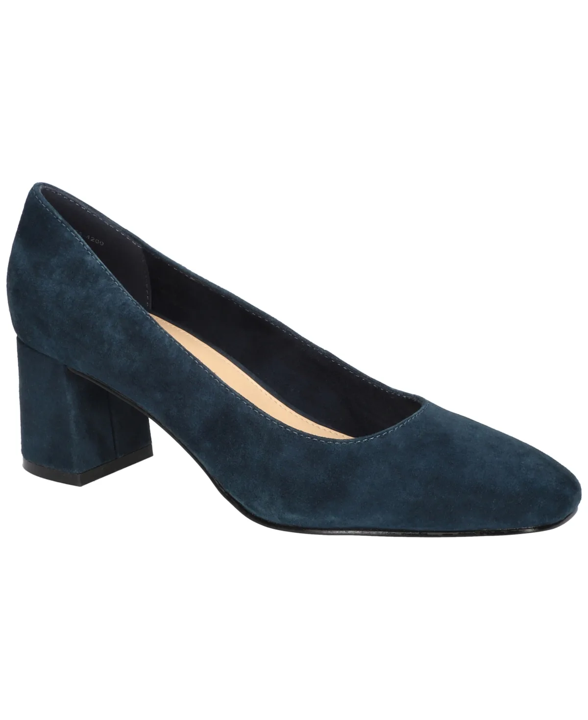 Jillian Block Heel Square Toe Pumps by Bella Vita