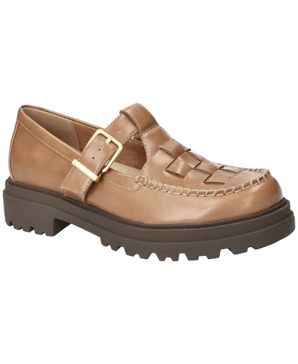 Makell Comfort Lug Buckle Loafers by Bella Vita