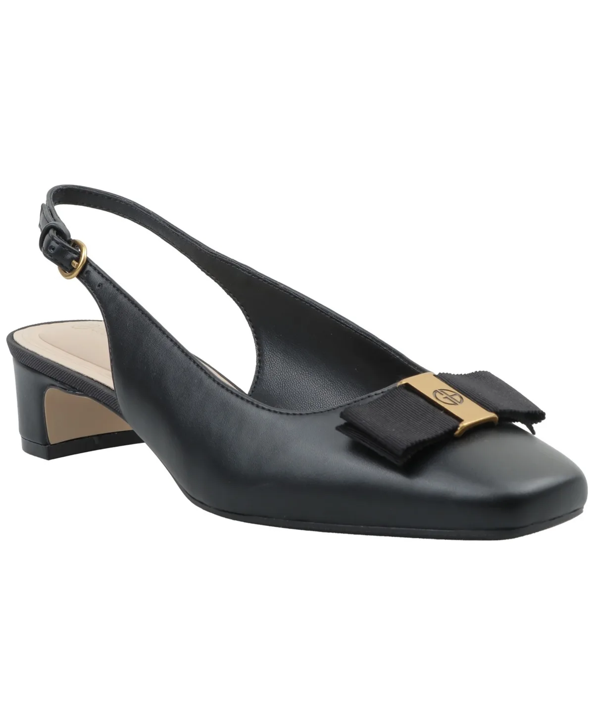 Battah Slingback Square Toe Pumps by Giani Bernini