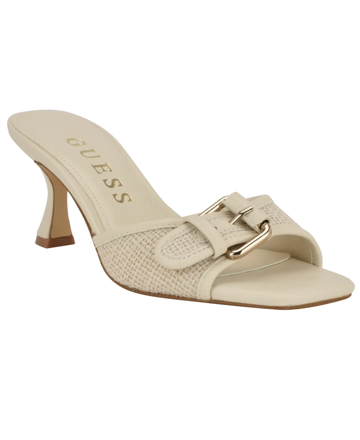 Dista Buckle Kitten Heel Sandals