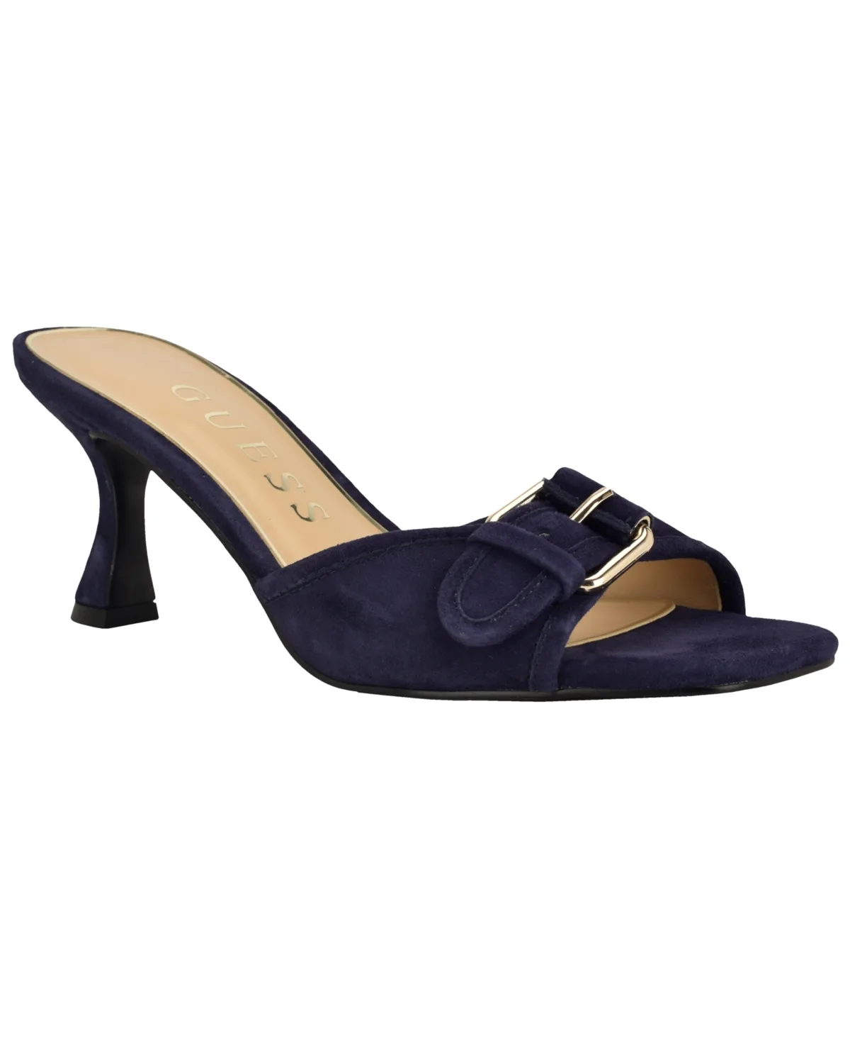 Dista Buckle Kitten Heel Sandals by Guess