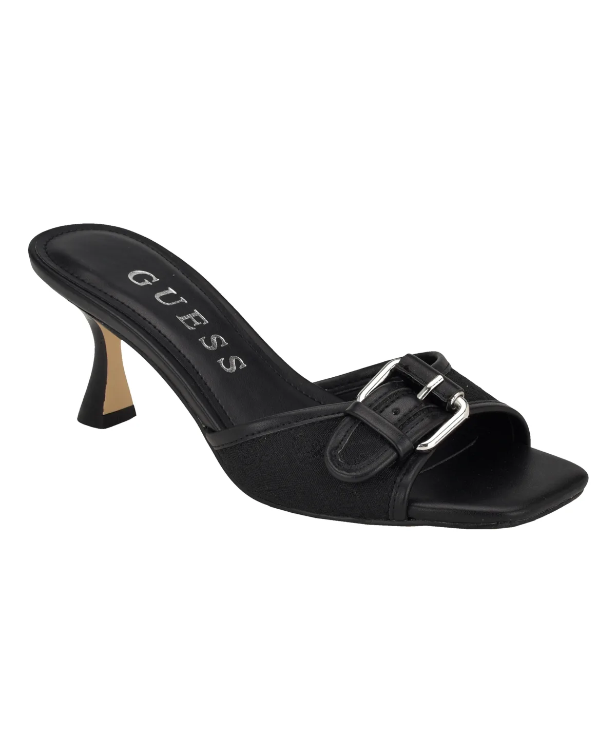 Dista Buckle Kitten Heel Sandals
