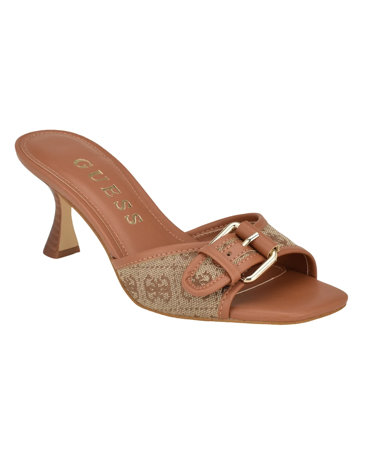 Dista Buckle Kitten Heel Sandals