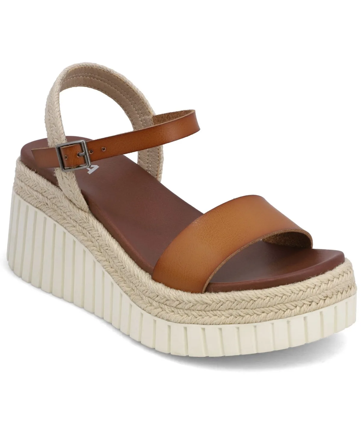Yanis Round Toe Wedge Sandals
