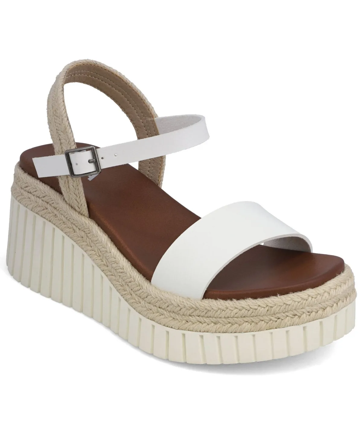 Yanis Round Toe Wedge Sandals