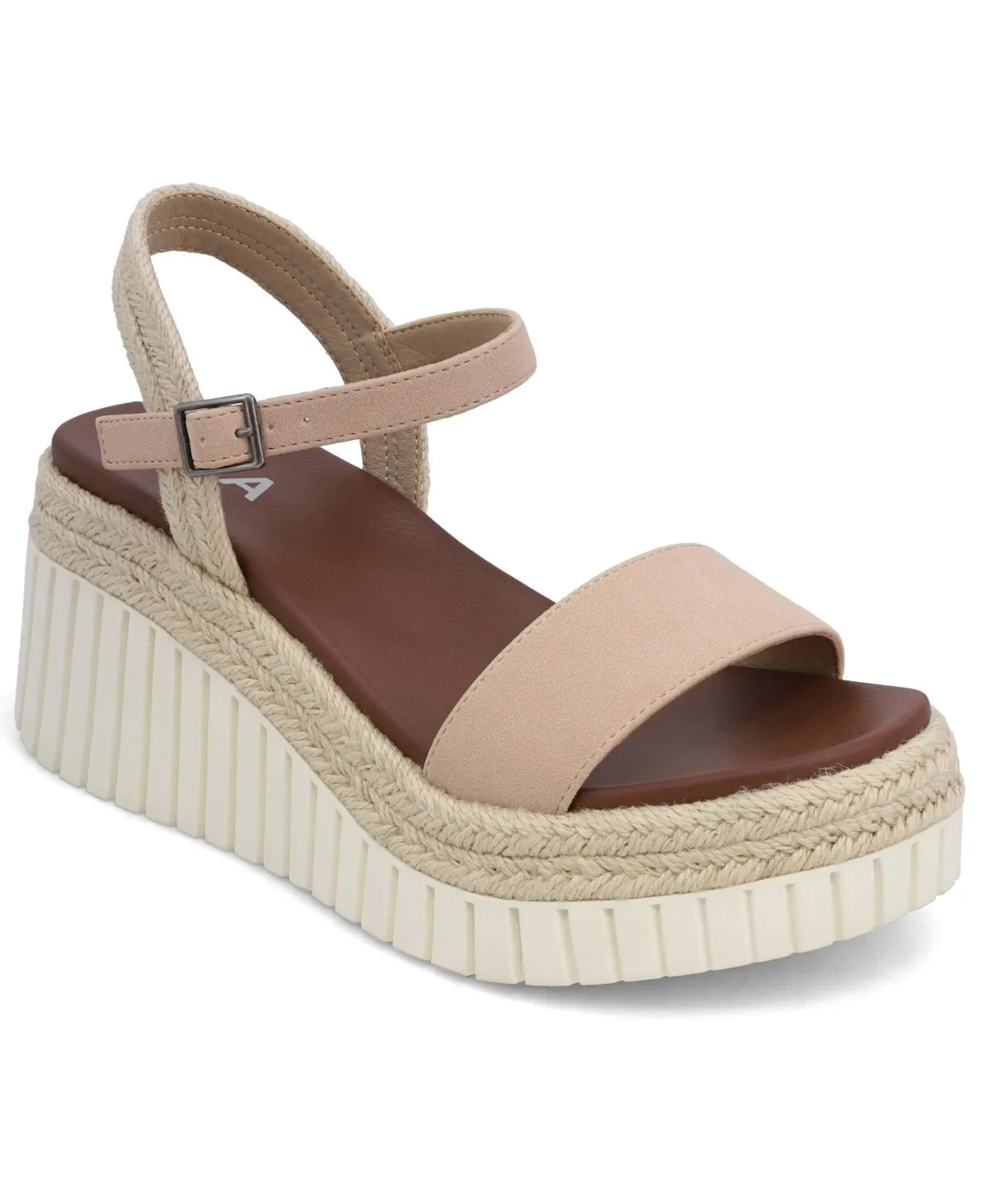 Yanis Round Toe Wedge Sandals