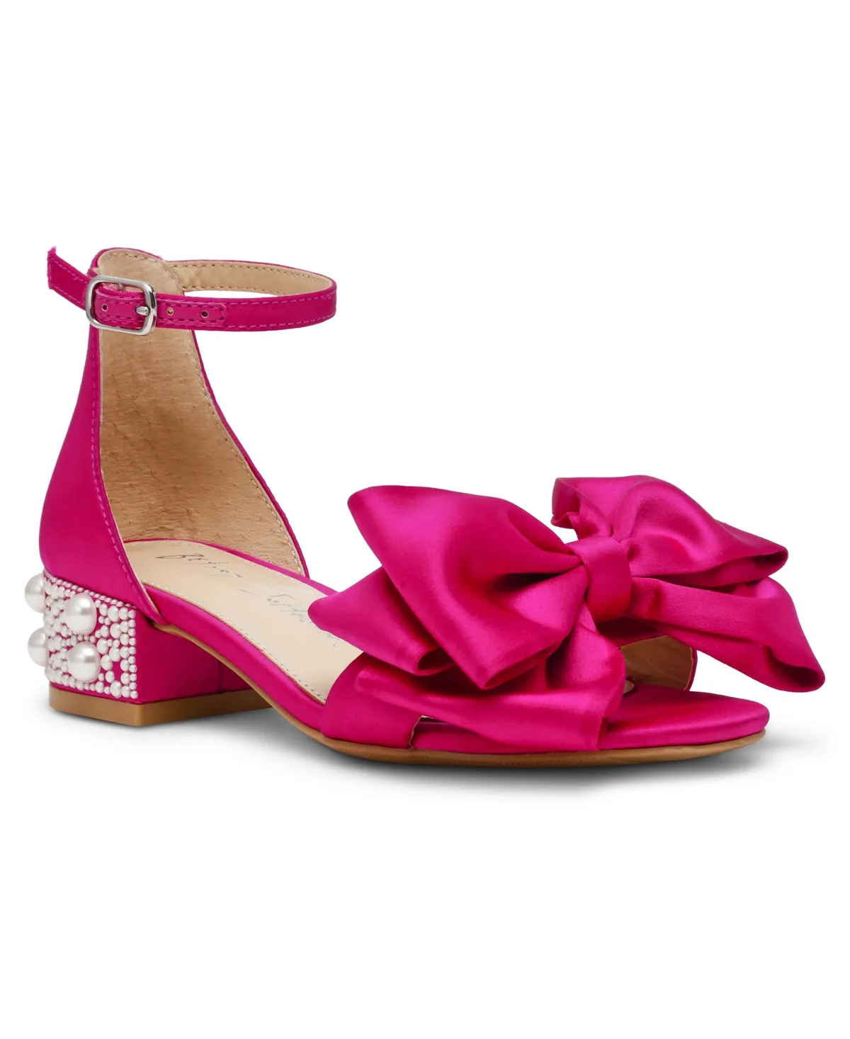 Lulu Dress Sandal with Pearl Heel by Betsey Johnson