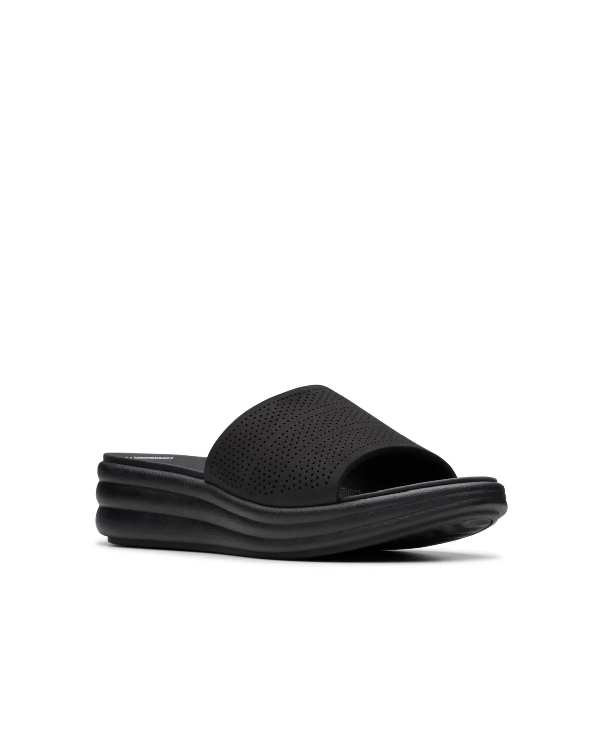 Cloudsteppers Drift Twist Slip-On Flat Sandals by Clarks