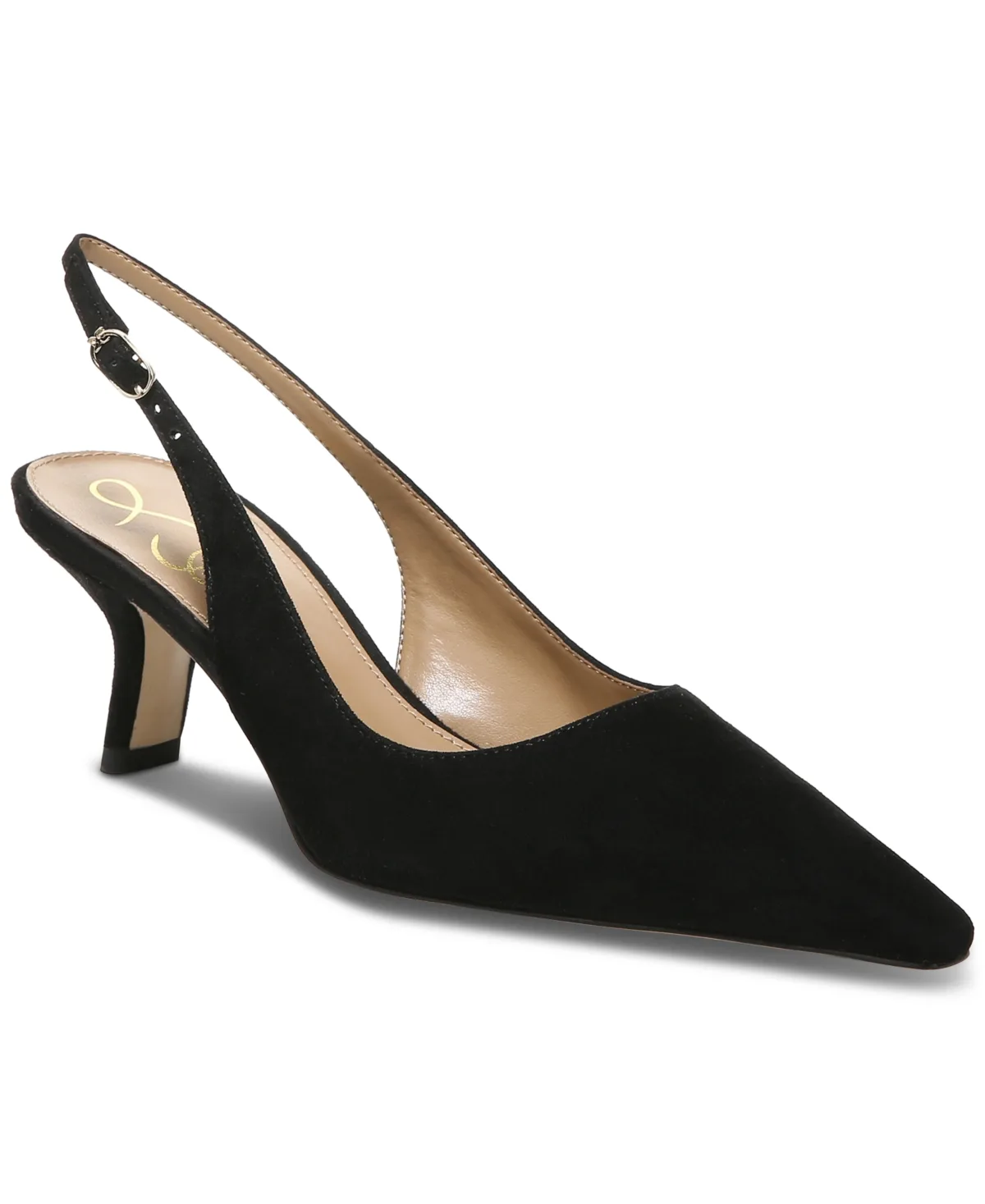 Bianka Slingback Kitten-Heel Pumps