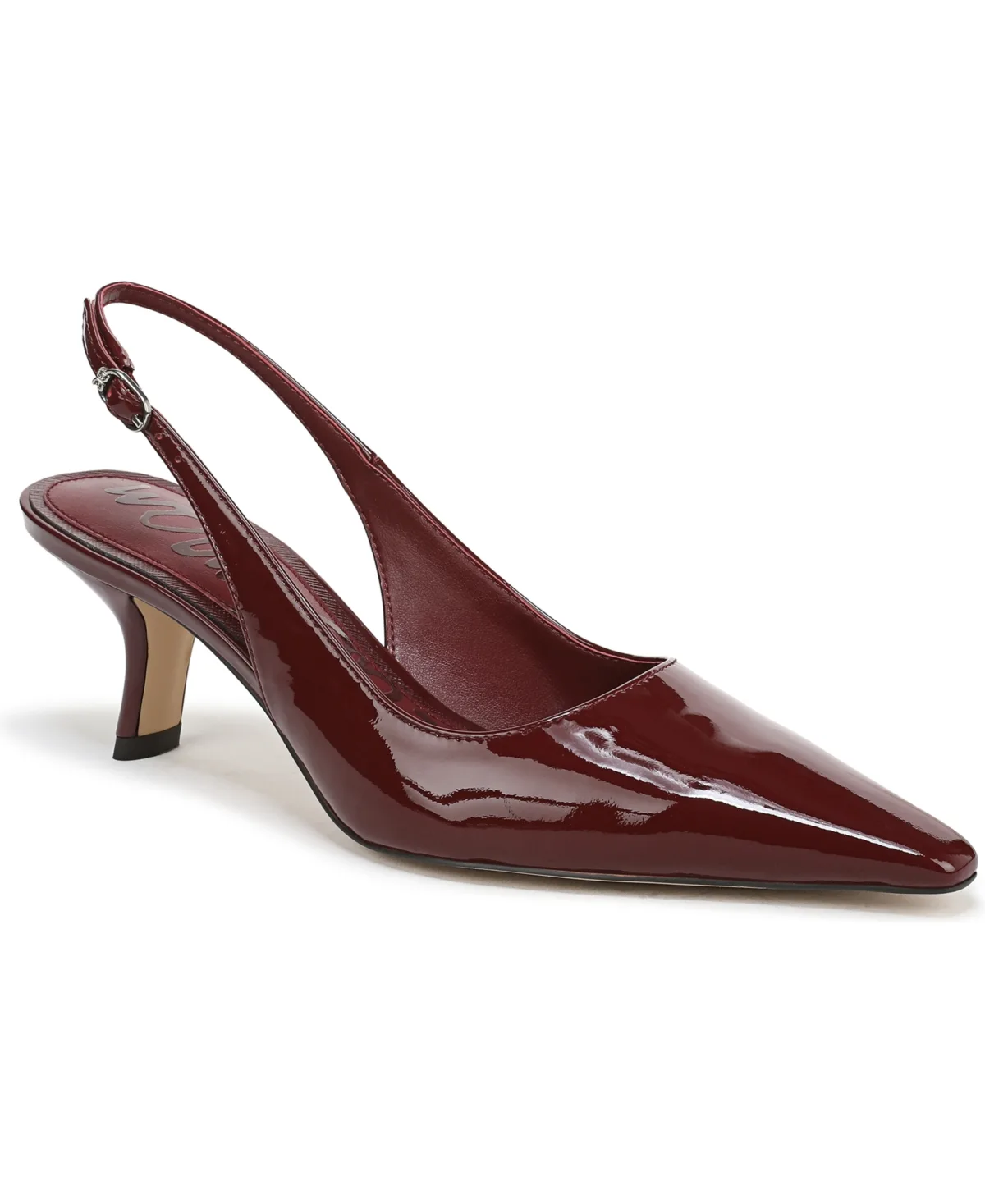 Bianka Slingback Kitten-Heel Pumps