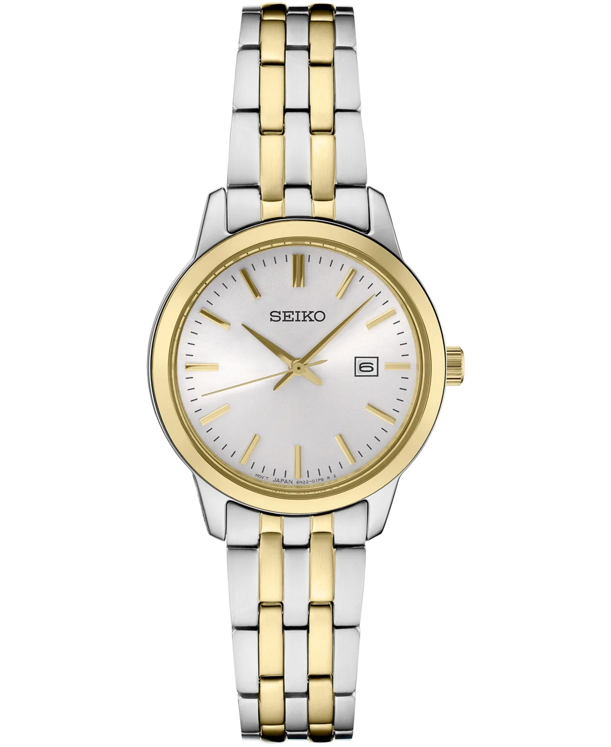 Essential Two-Tone Stainless Steel Bracelet Watch 30mm by Seiko