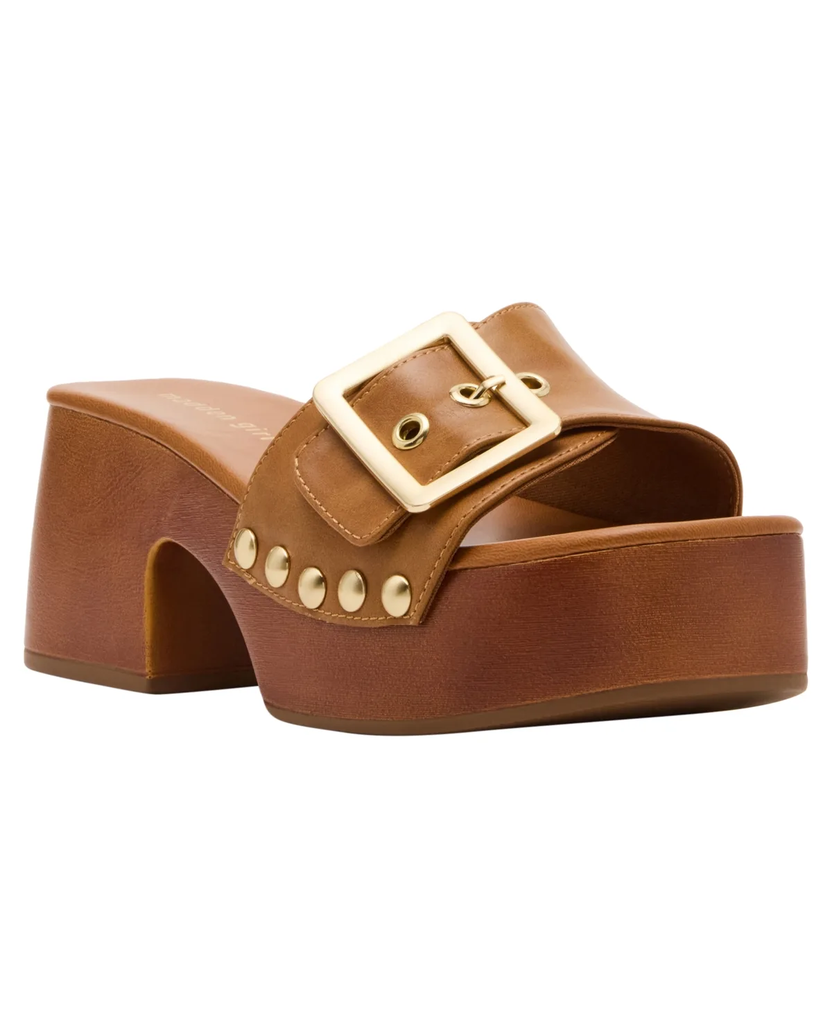 Woodlandd Platform Block-Heel Sandals