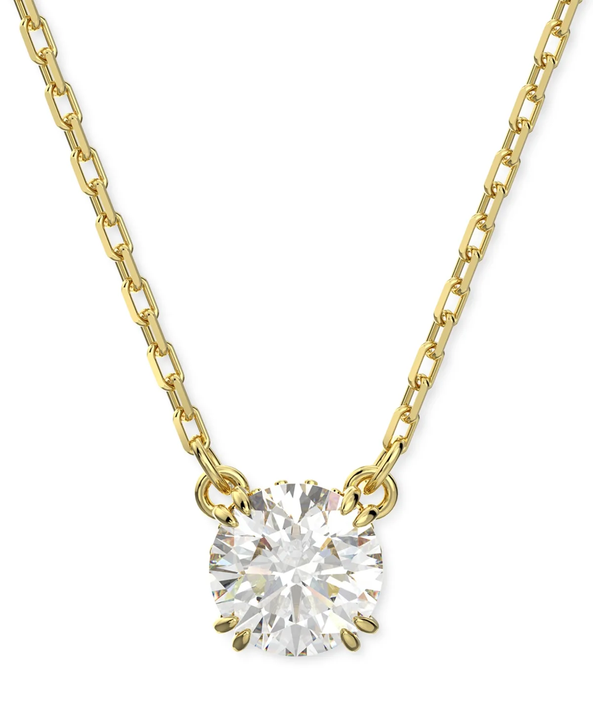 Silver-Tone Constella Crystal Pendant Necklace, 14-7/8" + 2" Extender by Swarovski