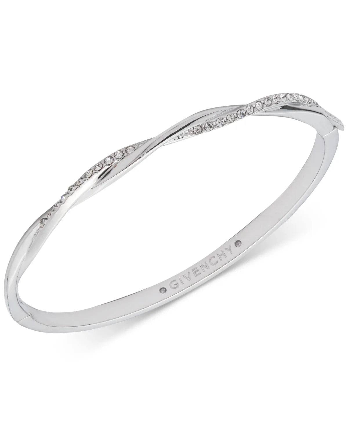 Pave Twist Bangle Bracelet