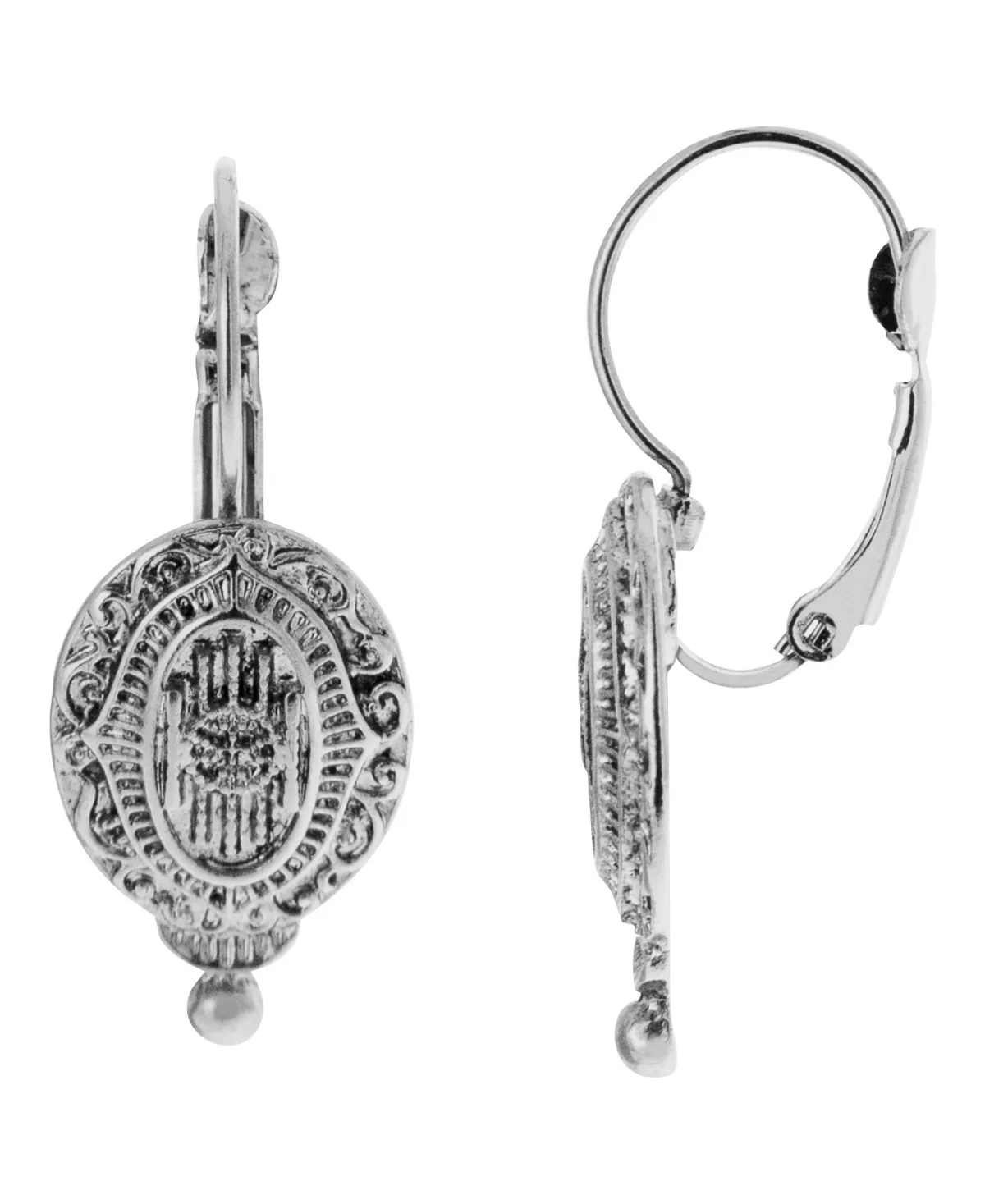 Oval Drop Earrings by 2028