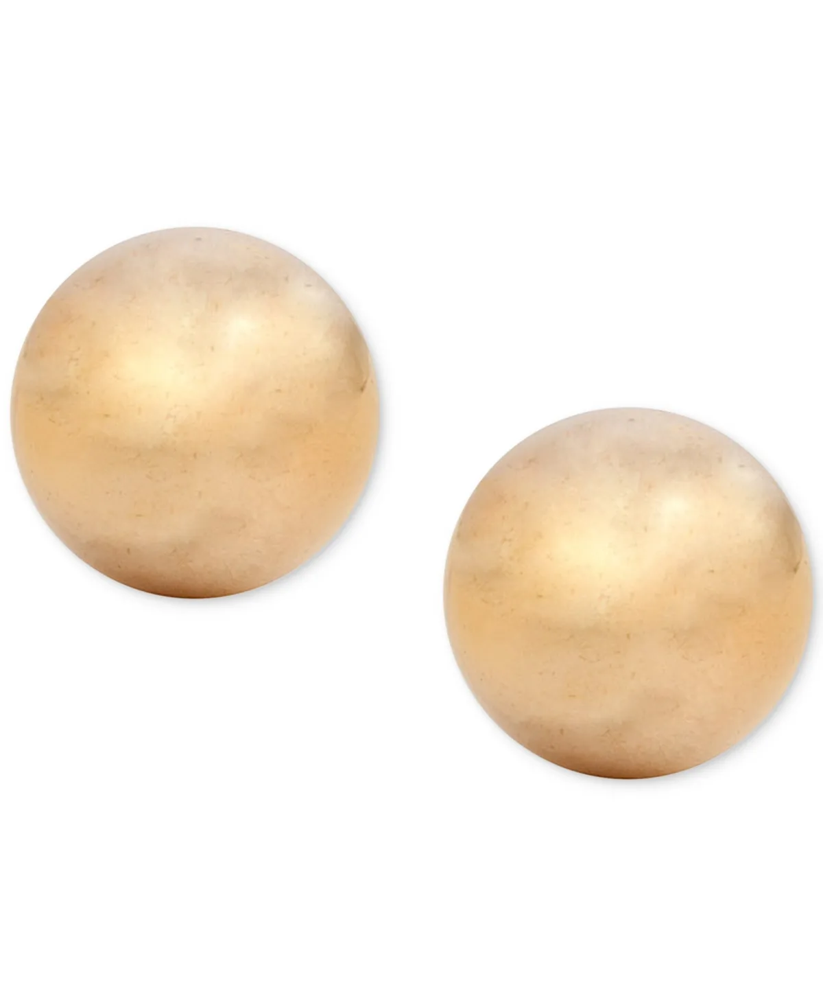 Round Button Stud Earrings by Lauren Ralph Lauren