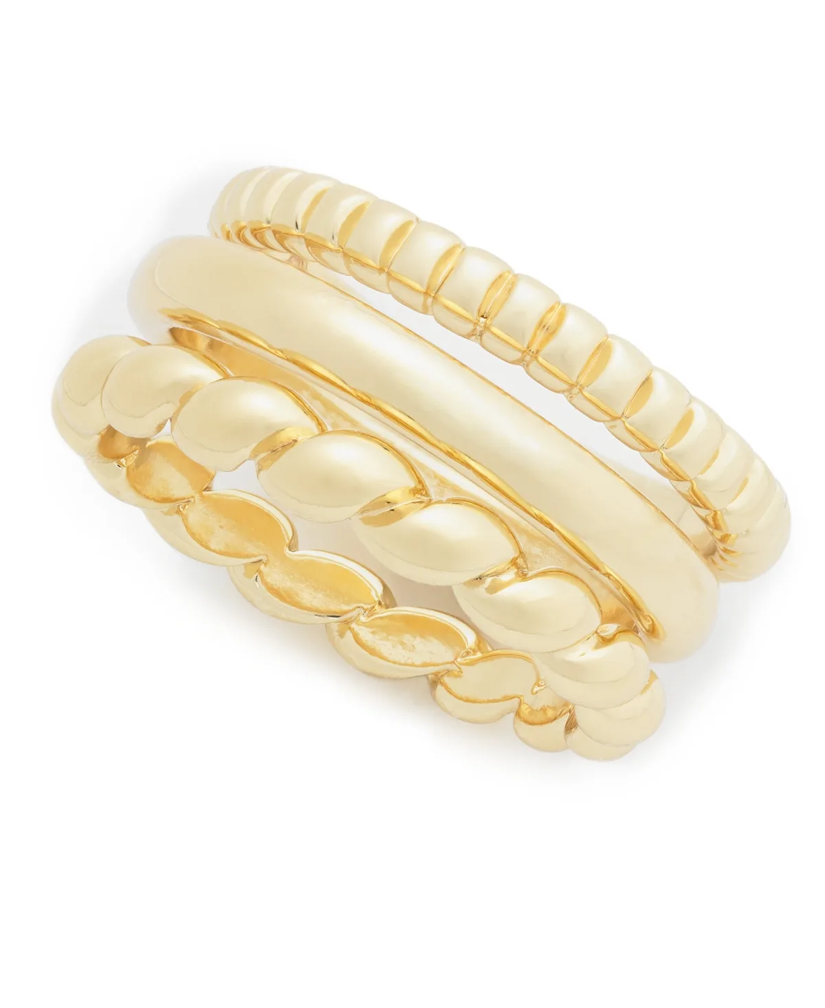 3-Pc. Set Twist Stack Rings by On 34th