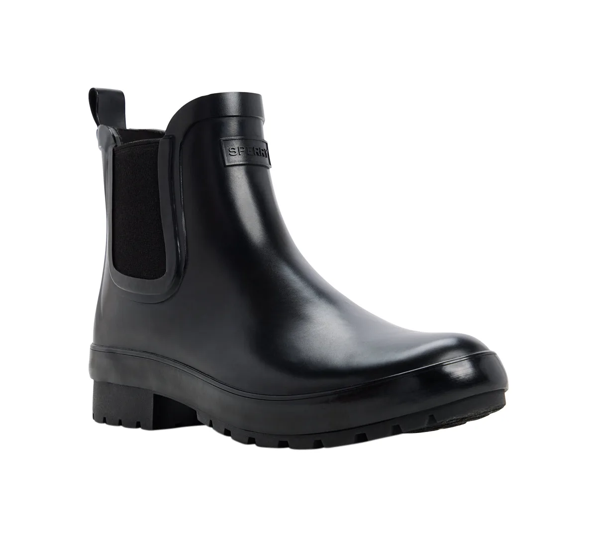 Drizzle Rain Wear Round Toe Chelsea Booties