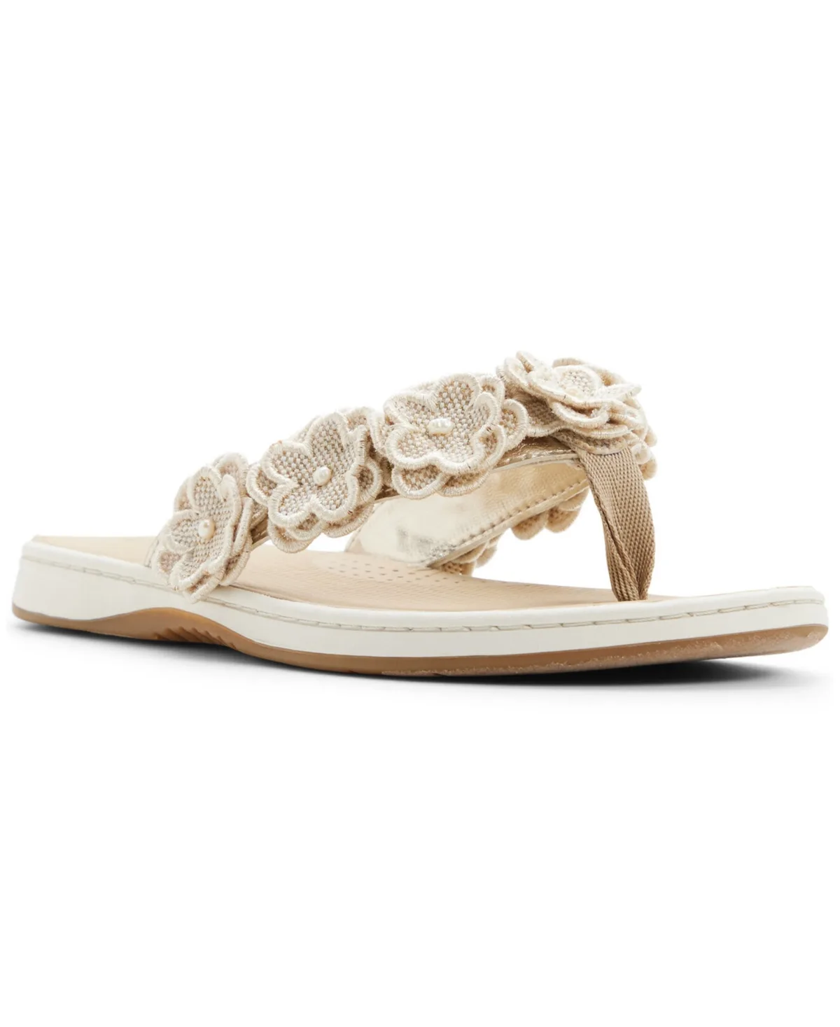Seafish Floral Open Toe Slip-On Sandals by Sperry