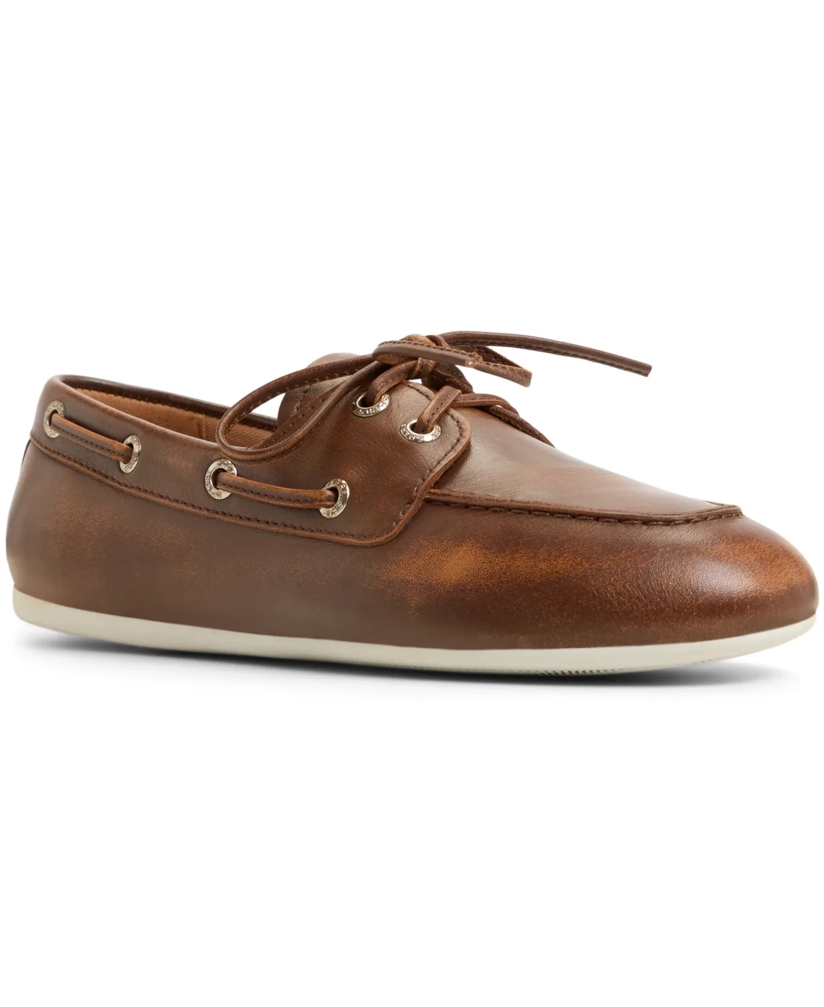 Slim Lace-Up Boat Shoes
