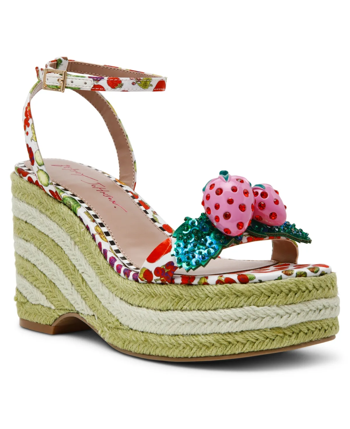 Bobbie Round Toe Wedge Sandals by Betsey Johnson