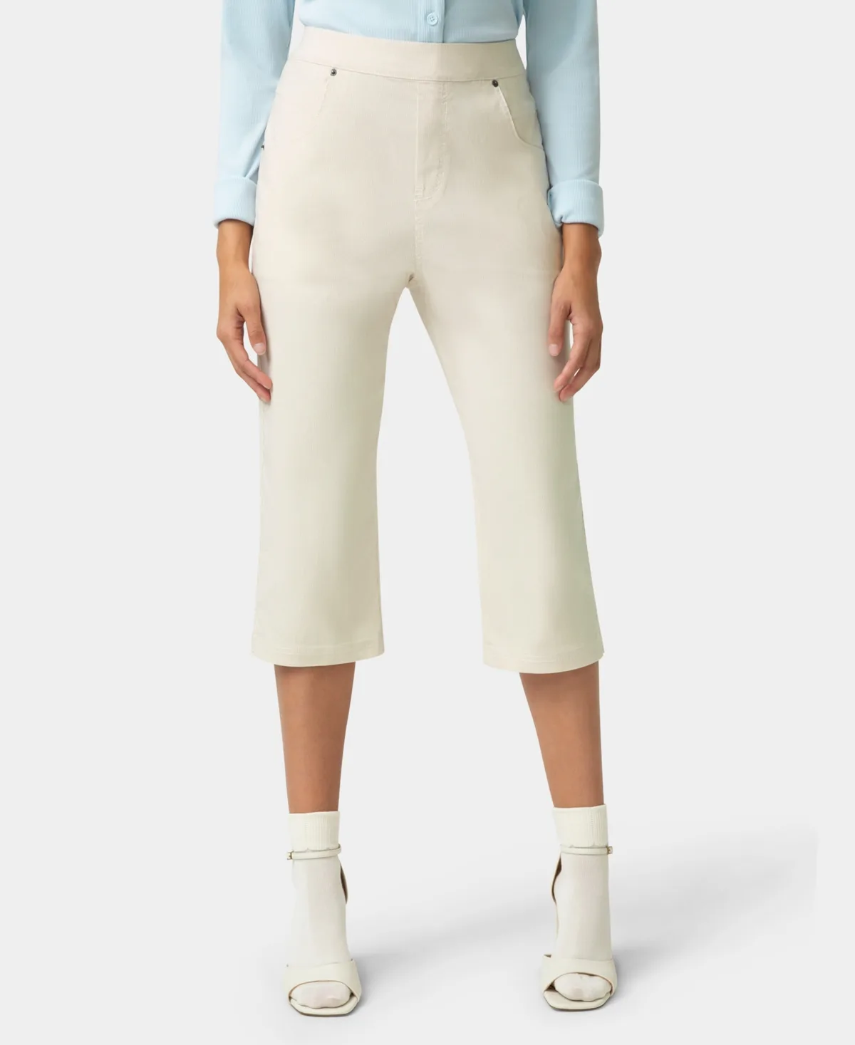 Spring Stripe Pedal Pusher by Hue
